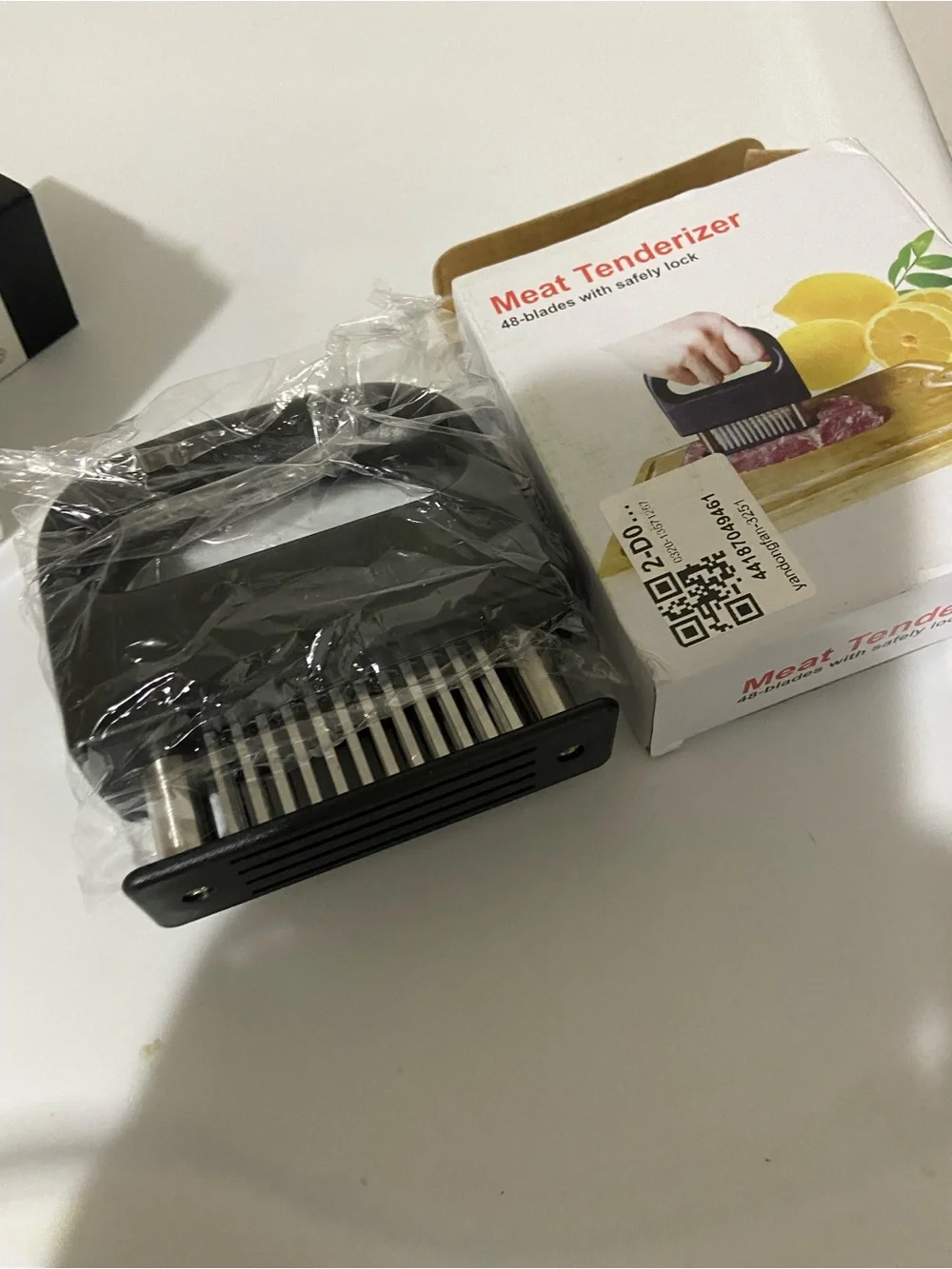 48 Blade Meat Tenderizer with Safety Lock Stainless Steel Kitchen Tool New